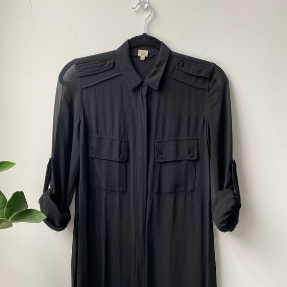 ARITZIA - WILFRED SILK GEORGETTE BUTTON DOWN - Picture 2 of 9